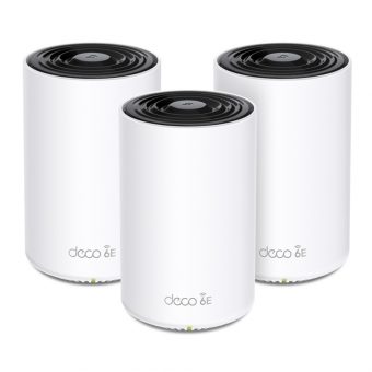 TP-Link AXE5400 Tri-Band Mesh Wi-Fi 6E System Deco XE75 Pro 3-PACK