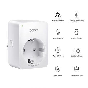 TP-Link Mini Smart Wi-Fi Plug Energy Monitoring Tapo P110M - Image 2