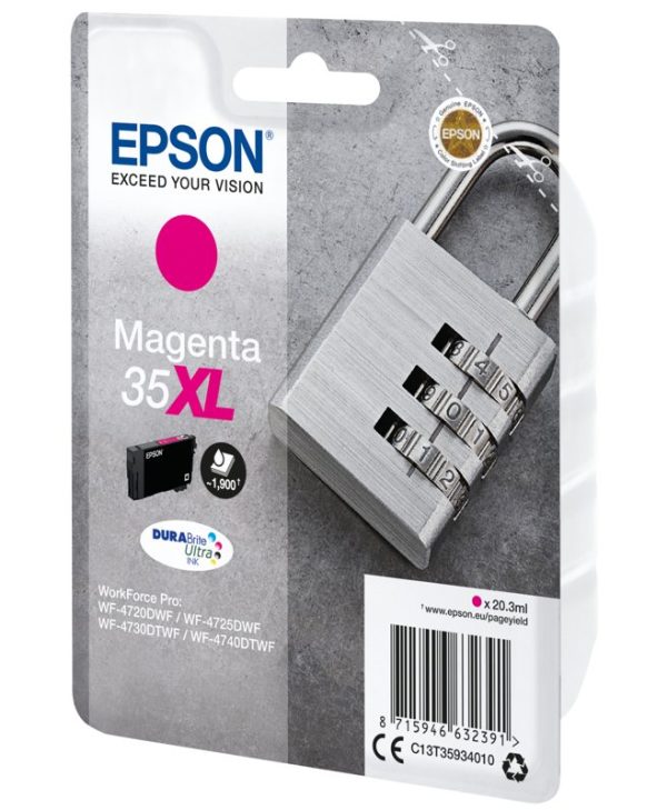 Epson 35XL High Capacity Magenta Ink Cartridge C13T35934010