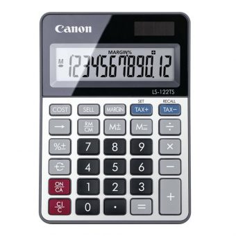 Canon  LS-122TSDBL 12 Digit Calculator Black 2470C002AA