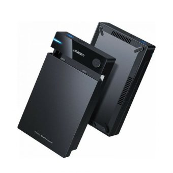 Ugreen External Hard Drive Enclosure USB-A 3.0 for 3.5" HDD SATA III Black 50422