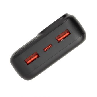 Rivacase RCVA2521 Powerbank 20000 mAh 1x I/O USB-C PD 20W  2x USB-A QC 3.0 18W Black - Image 6