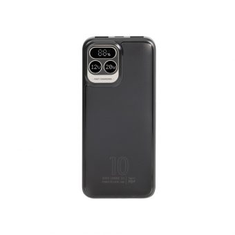 Rivacase RCVA2511 Powerbank 10000 mAh 1x I/O USB-C PD 20W  2xUSB-A QC 3.0 18W  Black