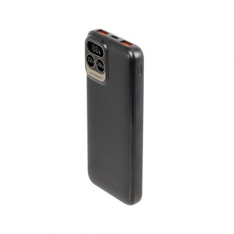Rivacase RCVA2511 Powerbank 10000 mAh 1x I/O USB-C PD 20W  2xUSB-A QC 3.0 18W  Black - Image 2