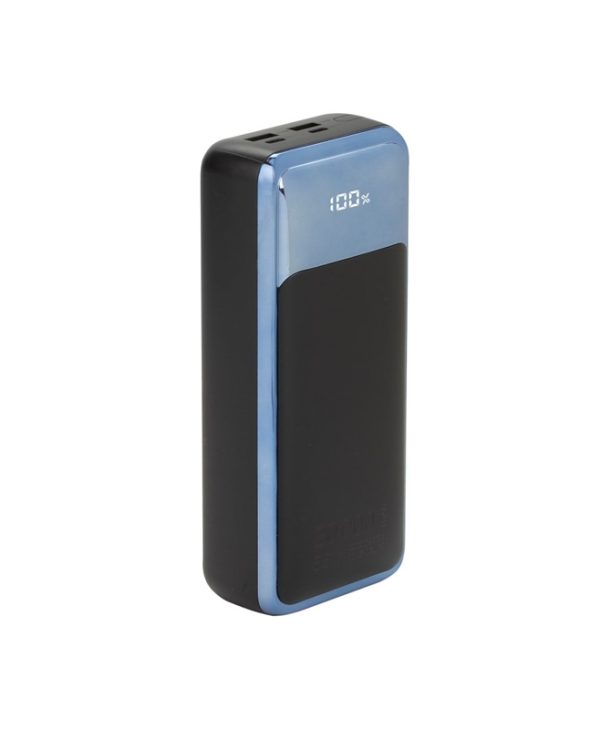 Rivacase RCVA1080 Powerbank 30.000 mAh 2xwewy USB-C PD 65W  2xUSB-A QC 3.0 22W Black