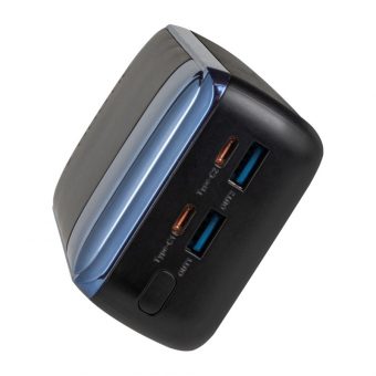Rivacase RCVA1080 Powerbank 30.000 mAh 2xwewy USB-C PD 65W  2xUSB-A QC 3.0 22W Black - Image 5