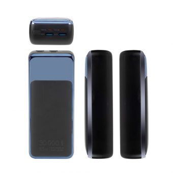 Rivacase RCVA1080 Powerbank 30.000 mAh 2xwewy USB-C PD 65W  2xUSB-A QC 3.0 22W Black - Image 6