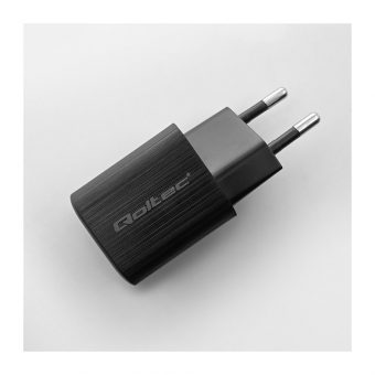 Qoltec Mobile Device Charger 1xUSB-C 1xUSB-A PD 35W Black 50764 - Image 2
