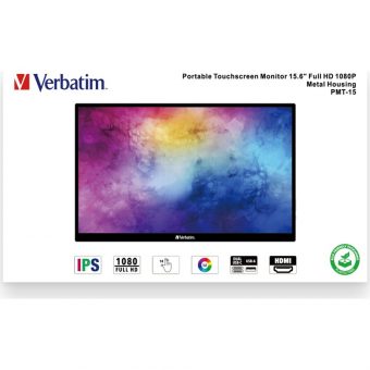 Verbatim PMT-15 15.6" FHD Portable Touch Monitor Black 49592 - Image 10