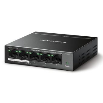 Mercusys 5-Port Gigabit Desktop Switch with 4-Port PoE+ Black MS105GP