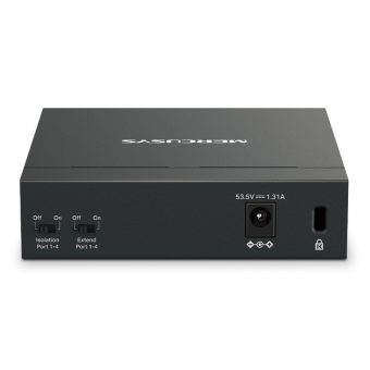 Mercusys 5-Port Gigabit Desktop Switch with 4-Port PoE+ Black MS105GP - Image 2