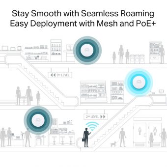 TP-Link EAP680 AX6000 Ceiling Mount WiFi 6 Access Point POE+ White EAP680 - Image 8