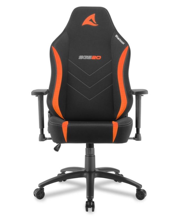 Sharkoon SGS20 Skiller Fabric Gaming Chair Black/Orange SGS20FBLKO