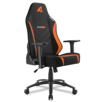 Sharkoon SGS20 Skiller Fabric Gaming Chair Black/Orange SGS20FBLKO - Image 2