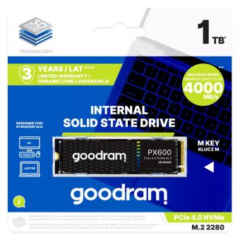 Goodram PX600 1TB M.2 2280 M-Key PCIe Gen4x4 SSDPR-PX600-1K0-80 - Image 3