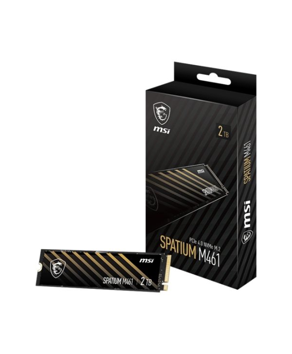 MSI Spatium M461 2TB M.2 2280 M-Key PCIe Gen4x4 S78-440Q550-P83