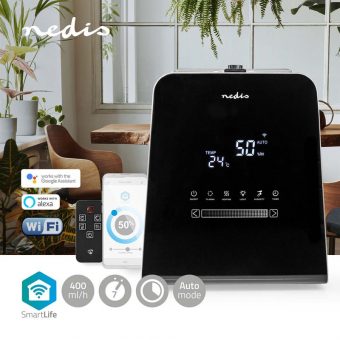 Nedis SmartLife Ultrasonic Humidifier 30W Black HUMI150BKW