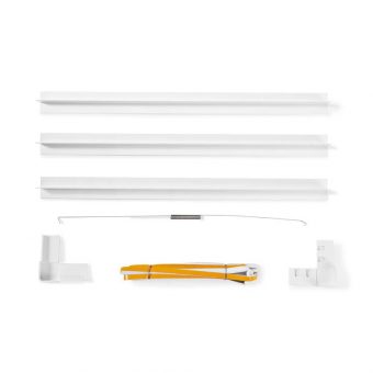 Nedis Universal Stacking Kit for Washing Machine & Dryer 60.5X57.4cm White WASK110WT - Image 5