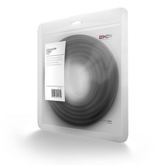 Lindy U/UTP 0.5m Black 48076 - Image 3