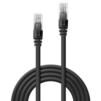 Lindy U/UTP 0.3m Black 48075 - Image 2