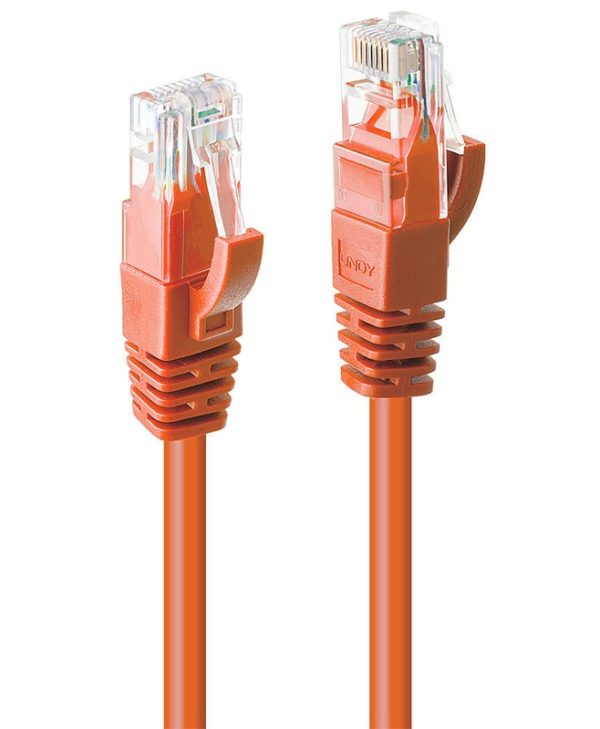 Lindy U/UTP 0.5m Orange 48106