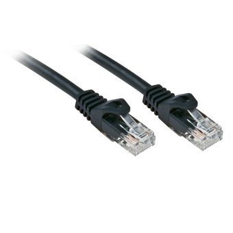 Lindy U/UTP 0.3m Black 48190