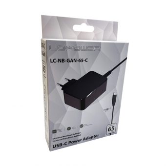 LC-Power Notebook Adapter LC-NB-GAN-65-C  65W - Image 2