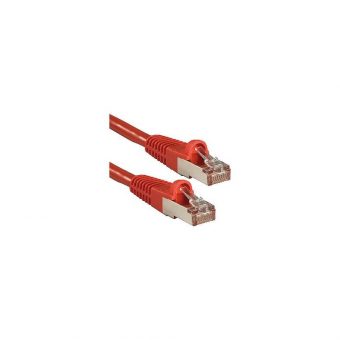 Lindy S/FTP Cat6a 0.5m Red 47161