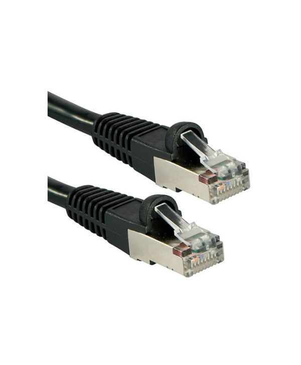 Lindy S/FTP Cat6a 0.3m Black 47175