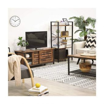 Vasagle Ξύλινο Έπιπλο Τηλεόρασης 110x40x45cm 65" TV LTV41BX - Image 7