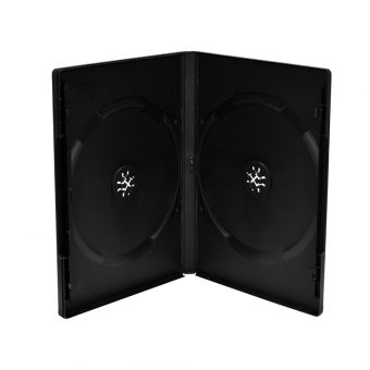MediaRange DVD Case for 2 Discs 14mm 01pcs Black BOX12-M