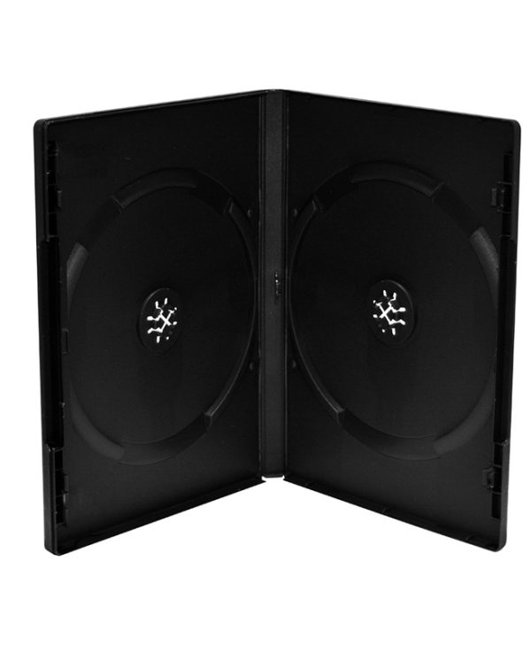 MediaRange DVD Case for 2 Discs 14mm 01pcs Black BOX12-M