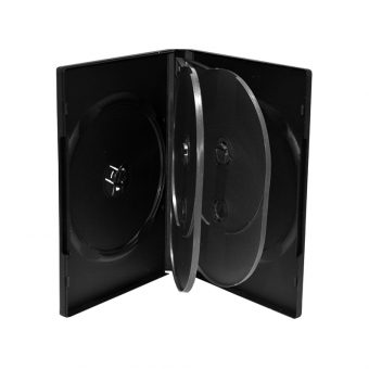 MediaRange DVD Case for 5 Discs 22mm 05-Pack Black BOX35-5 - Image 2
