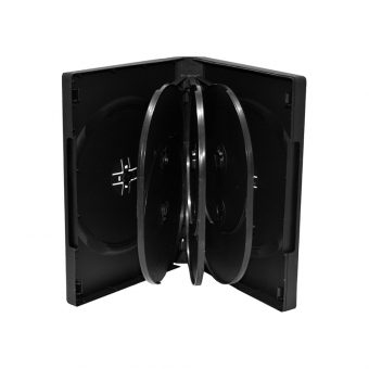 MediaRange DVD Case for 8 Discs 27mm 03-Pack Black RBOX35-8 - Image 2