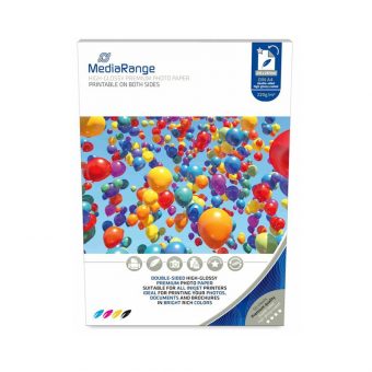 MediaRange MRINK118 Photo Paper Dual Side High Glossy 220gr A4 50Sheets