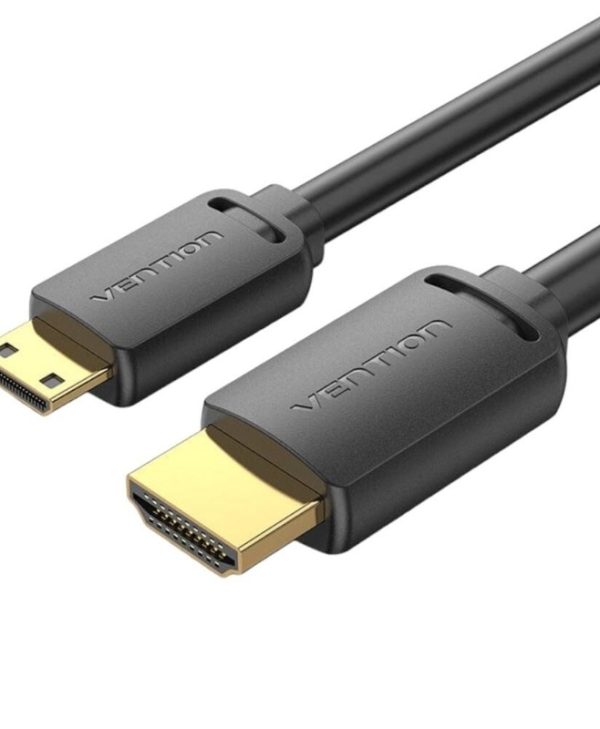 Vention Cable Mini HDMI Male to HDMI FHD/4K 1m Black AGHBF