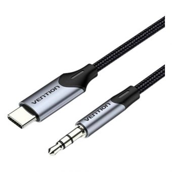 Vention USB Cable USB-C Male to 3.5mm Male 1.5m Black BGKHG