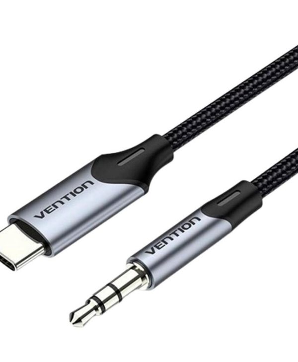 Vention USB Cable USB-C Male to 3.5mm Male 1.5m Black BGKHG