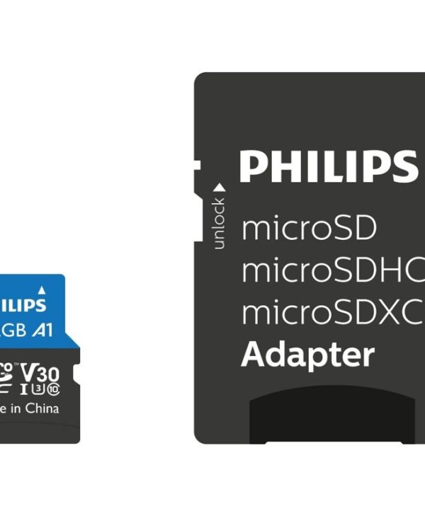 Philips microSDXC 512GB Class 10 U3 UHS-I with adapter FM51MP65B/00