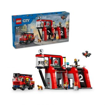 LEGO® City: Fire Station with Fire Truck Playset 60414 - Image 2