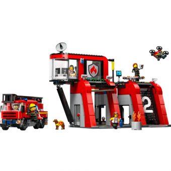 LEGO® City: Fire Station with Fire Truck Playset 60414 - Image 3