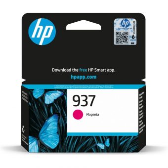HP 937 Original Ink Magenta 800 Pgs 4S6W3NE