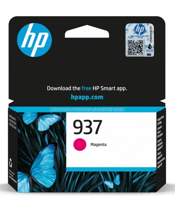 HP 937 Original Ink Magenta 800 Pgs 4S6W3NE