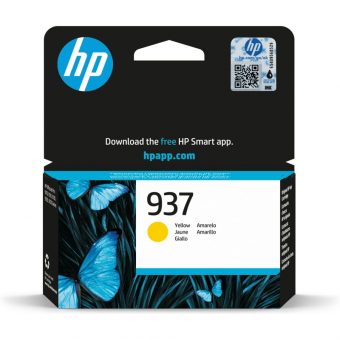 HP 937 Original Ink Yellow 800 Pgs 4S6W4NE