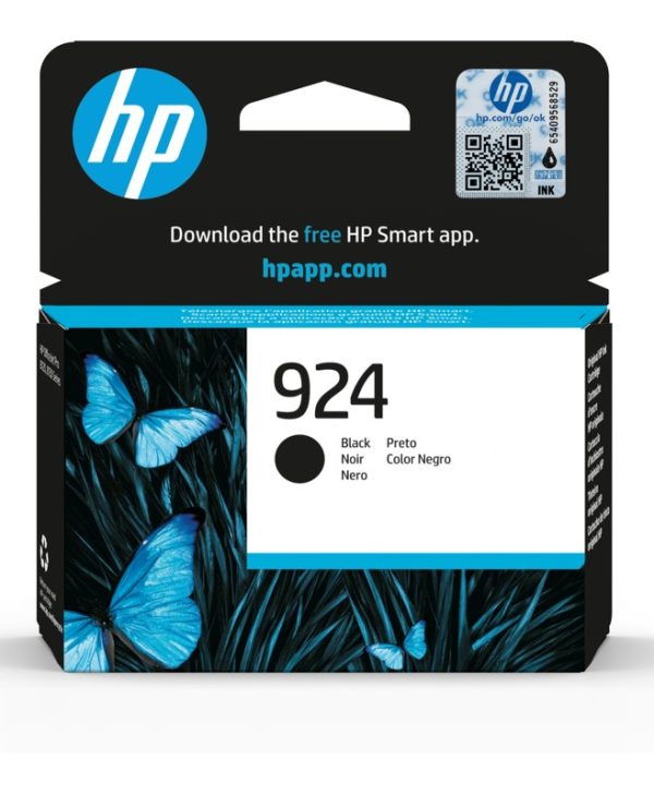 HP 924 Original Ink Black 500 Pgs 4K0U6NE