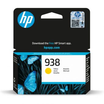 HP 938 Original Ink Yellow 800 Pgs 4S6X7PE