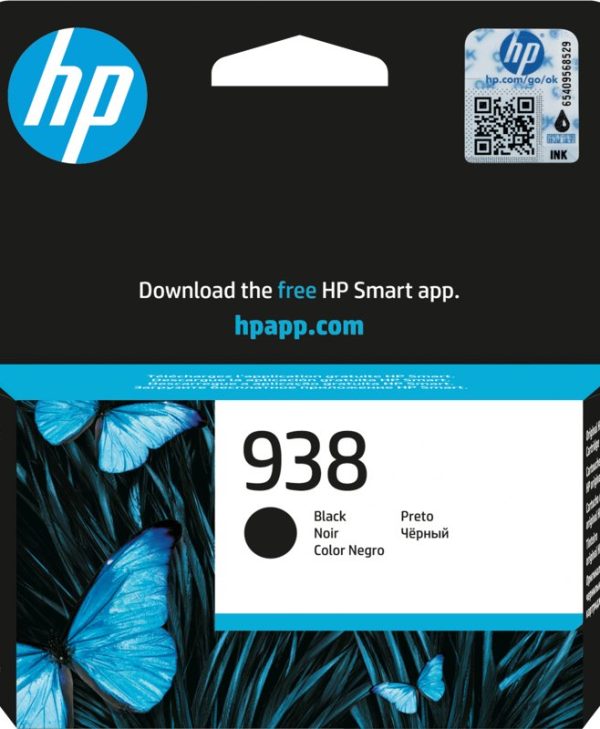 HP 938 Original Ink Black 1250 Pgs 4S6X8PE