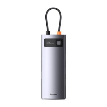Baseus Metal Gleam Series 4-in-1 Hub Silver WKWG070013