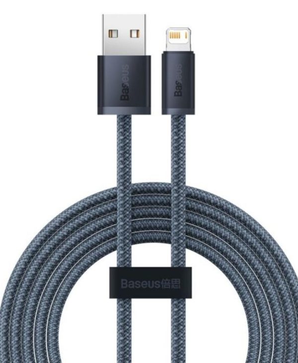 Baseus Dynamic Series Cable USB-A to Lightning 2.4A 2m Grey CALD000516
