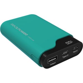 Ultron RealPower Powerbank PB-7500C 1xUSB-A 1xUSB-C  7.5Ah Green 243966